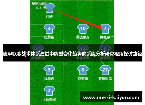 德甲联赛战术体系演进中阵型变化趋势的系统分析研究视角探讨路径