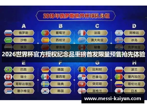 2026世界杯官方授权纪念品重磅首发限量预售抢先体验
